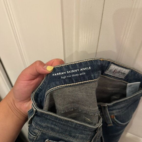 EUC AG Denim Farrah Skinny Ankle Jeans - Picture 4 of 5